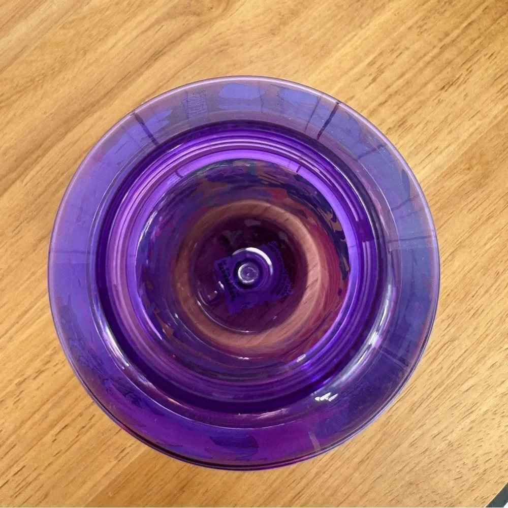 Starbucks Tropical Jungle Floral Acrylic Water‎ Bottle Purple Multi 24oz